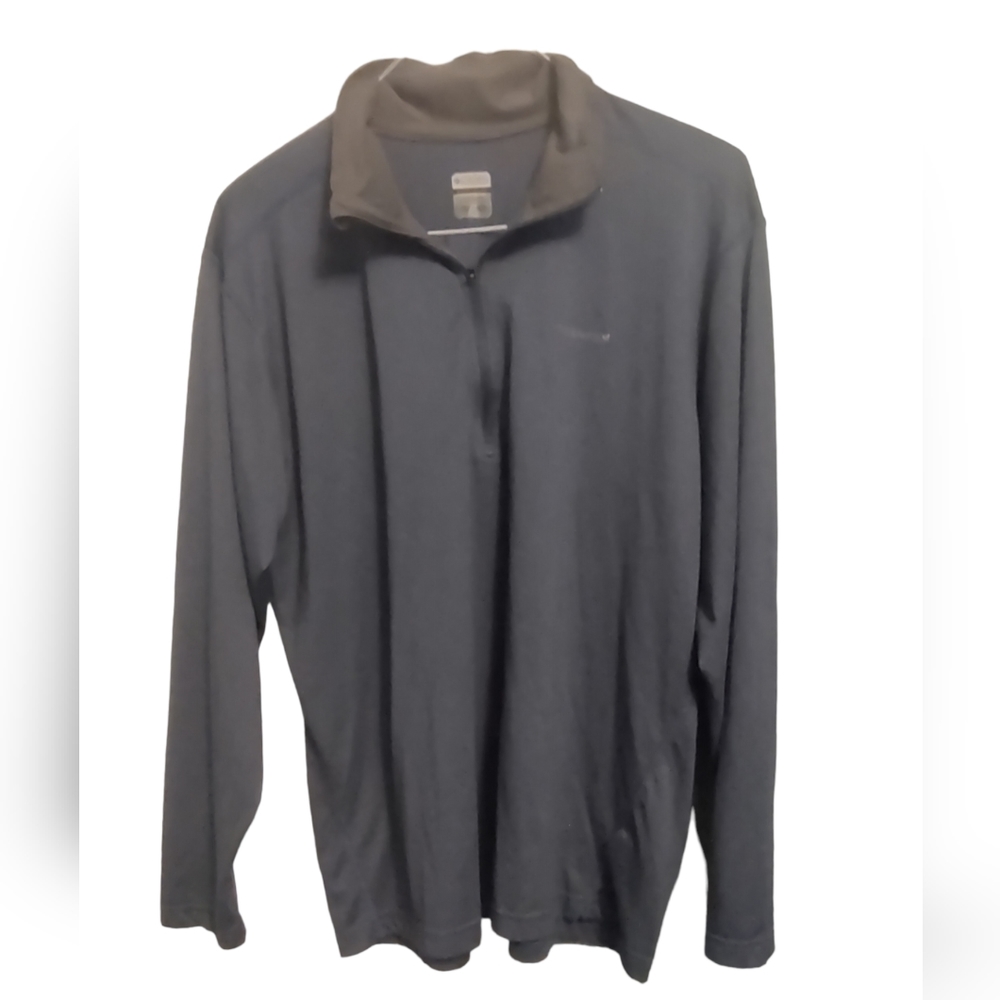 Columbia men's quarter zip titanium pullover, size Large